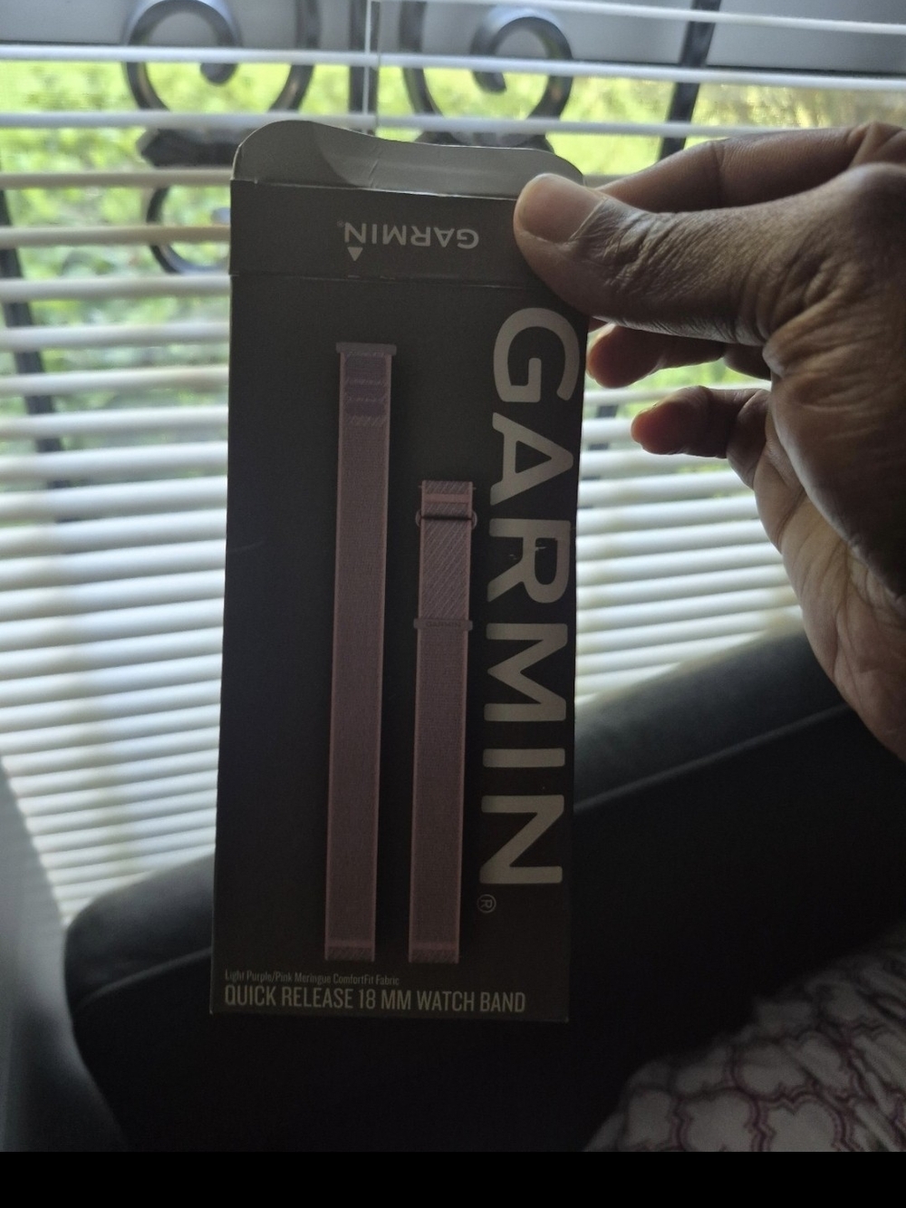 Garmin Light Purple Replacement 18mm Watch Band
